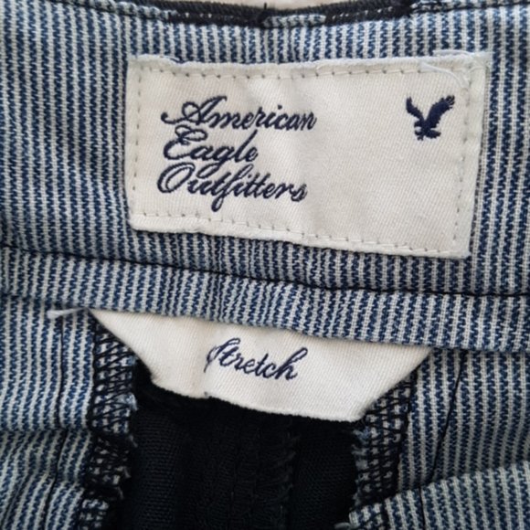 American Eagle black twill short shorts - Picture 5 of 9